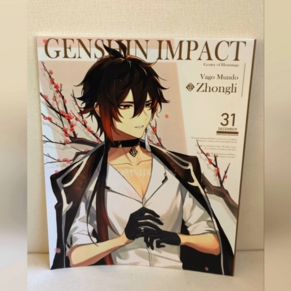 Genshin Impact Photo Print Gift Set 8x10 Size - Picture 6 of 7